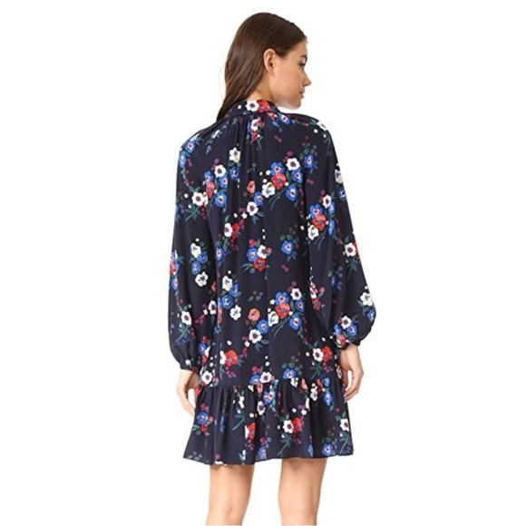 Tory Burch Gabrielle Pansy Dress Size 4 - Picture 2 of 6